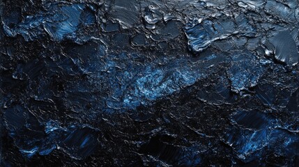 Abstract Texture Background in Shades of Black and Blue