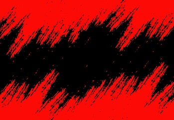 Red paint strokes texture background