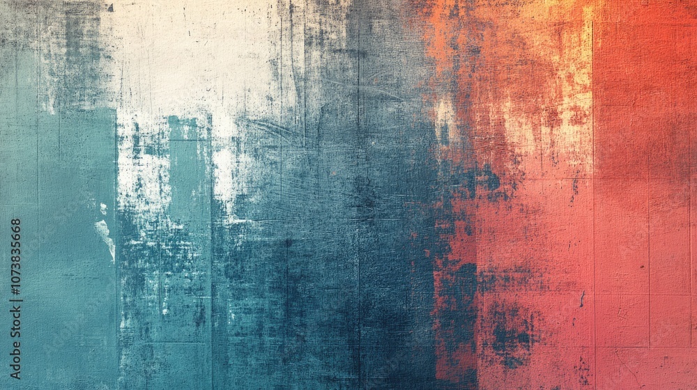 Aufkleber abstract textured design featuring a rough dirty paint pattern on a modern vintage material surface 
