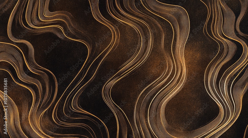 Poster abstract background featuring a vintage pattern of delicate thin lines