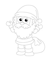 Christmas coloring page for kids