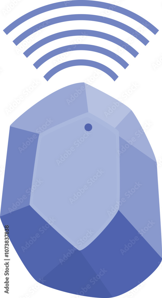 Aufkleber bluetooth tracker emitting signal for locating objects, ensuring security and convenience