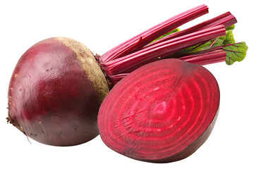 Beetroot isolated on white background.AI GENERATED