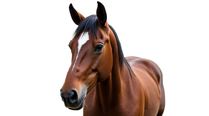 Horse Isolated on Transparent Background (PNG).