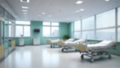 Hospital interior background stock photo, abstract blur, medical clinic, office, backgrounds, defocused, hospital
