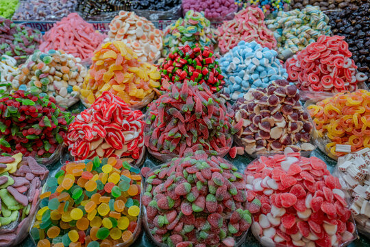 Sweets at the market in Agadir