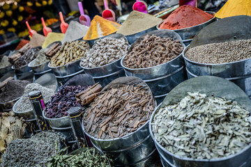 Spices at the market in Agadir