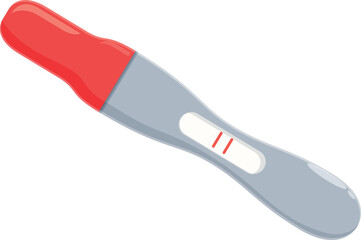 Pregnancy test showing positive result with two red lines, confirming pregnancy and new motherhood