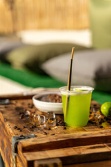 abowl dessert and coktail vertical