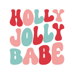 Retro Saying Christmas Design