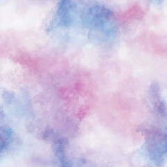 Fototapeta premium Seamless pattern soft artistic dreamy pastel abstract background, flowing watercolor textures, soft pinks, blues, and lavenders, beauty, gradient effects