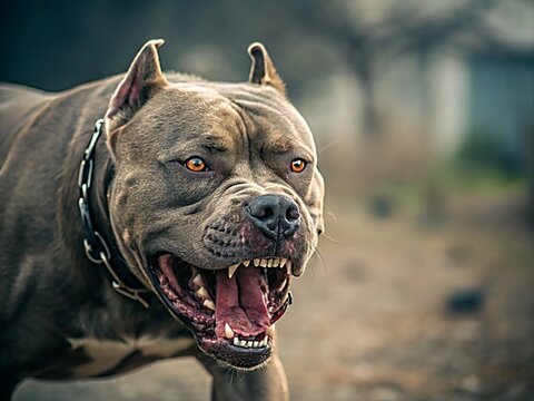 W&uuml;tender Pitbull Portrait
