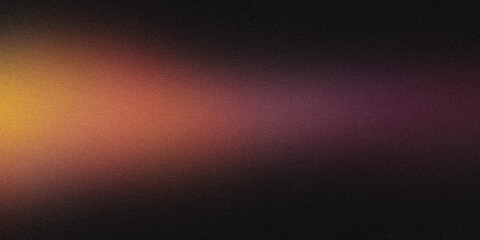 Smooth transition from yellow to orange and purple on a dark background, creating a cozy and enigmatic vibe