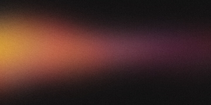 Smooth transition from yellow to orange and purple on a dark background, creating a cozy and enigmatic vibe