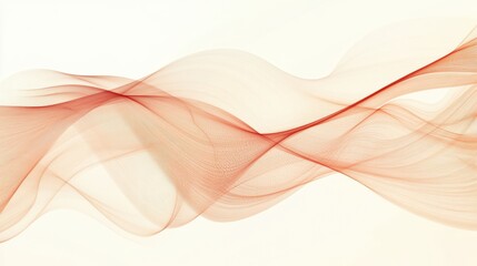 Fototapeta premium Gentle waves in pastel shades swirl gracefully, fostering a calming atmosphere that symbolizes peace and harmony in artistic expression. Generative AI