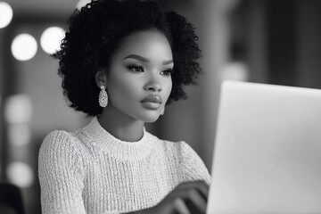 Women Performing Critical Tasks in a Modern Server Room During a Data Management Operation