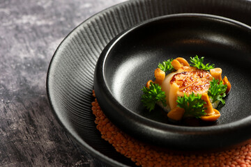 Scallop luxury meal