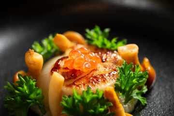 Scallop luxury meal