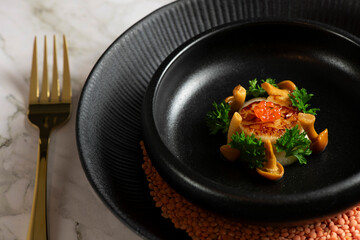 Scallop luxury meal