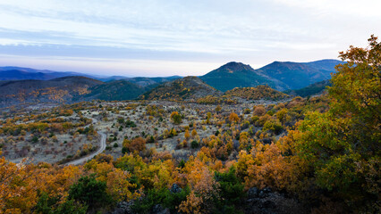 One of the forested regions of Turkey is Kızılcahamam. Türkiye.