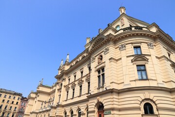 Fototapeta premium Krakow Poland - Slowacki Theatre