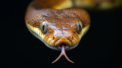 Fototapeta premium close up of a python