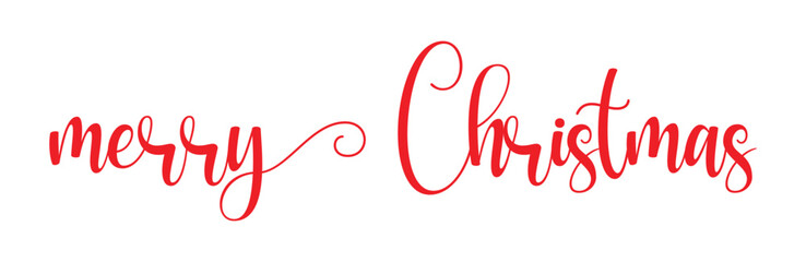 merry christmas text typography vector art