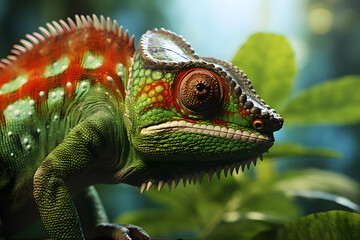 Obraz premium chameleon, iguana