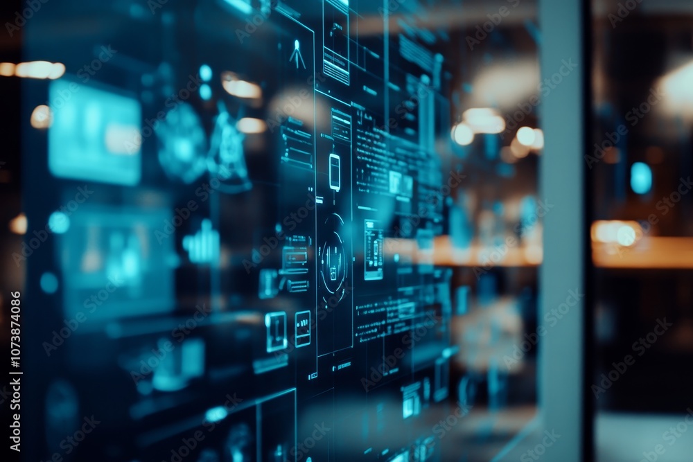 Aufkleber exploring smart home dynamics the convenience and challenges of iot and ai automation in daily life