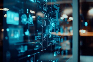 Fototapeta premium Exploring smart home dynamics the convenience and challenges of iot and ai automation in daily life