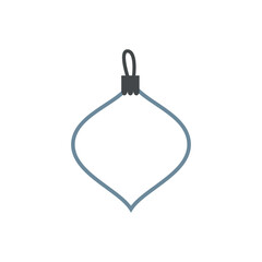 Retro Christmas balls in pastel colors. merry christmas illustration. xmas poster and card template. svg icon