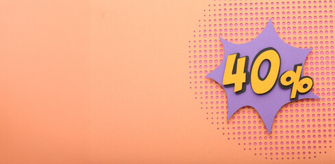 Big sale discounts, Black Friday shopping, paper crafts