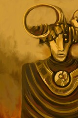 Alien creature, sketch - digital painting  © Cubitron