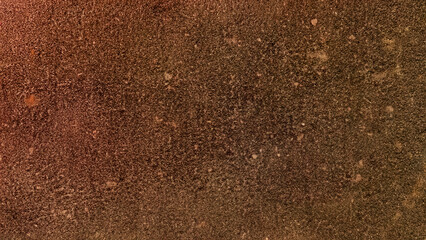 Copper brown sandpaper metal dust rust abstract decorative paper texture background for artwork