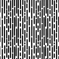 Seamless abstract geometric pattern. Black, white. Illustration. Lines. Design for textile fabrics, wrapping paper, background, wallpaper, cover.