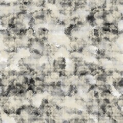 Seamless abstract pattern. Simple background with black, beige, white texture. Digital brush strokes, stains. Design for textile fabrics, wrapping paper, background, wallpaper, cover.