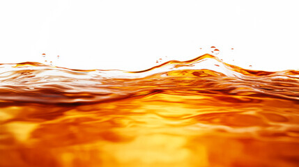 Rippling amber water with soft waves under bright light creates an inviting atmosphere