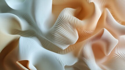 Abstract flowing patterns create a soft textured wave appearance