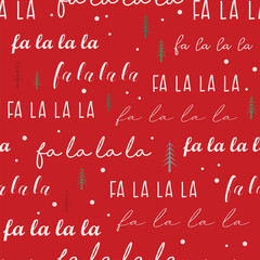 Christmas pattern, seasonal holiday seamless pattern with text. texture for wallpaper, web page background, wrapping paper