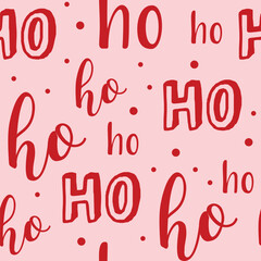 Christmas pattern, seasonal holiday seamless pattern with text. texture for wallpaper, web page background, wrapping paper