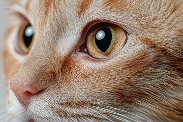 close-up of a cat's eye