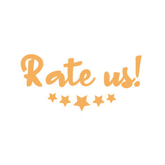 Evaluation concept. Business woman holding five star to increase rating of company or business. 5 star rating. rate us. svg icon