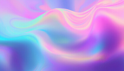 Obraz premium Holographic Abstract soft pastel colors backdrop, creative gradient illustration.