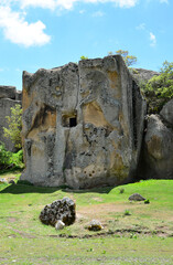 A view from the Aslantas-Yilantas-Maltas Archaeological Site in Afyonkarahisar, Turkey. It is located in the Phrygian Valley.