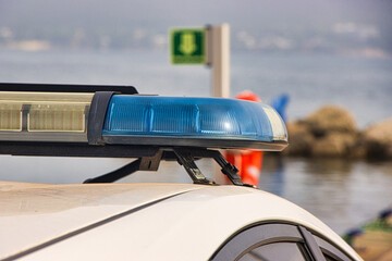 Polizeieinsatz im Hafen 