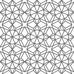 Seamless girih pattern. Traditional Islamic Design. Mosque decoration element. Seamless geometric pattern. Seamless islamic pattern. Background illustration. Morocco seamless pattern.