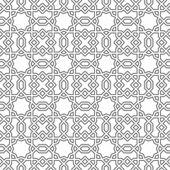 Seamless girih pattern. Traditional Islamic Design. Mosque decoration element. Seamless geometric pattern. Seamless islamic pattern. Background illustration. Morocco seamless pattern.