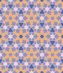 Seamless girih pattern. Traditional Islamic Design. Mosque decoration element. Seamless geometric pattern. Seamless islamic pattern. Background illustration. Morocco seamless pattern.