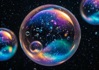 Fototapeta premium Galactic Soap Bubbles