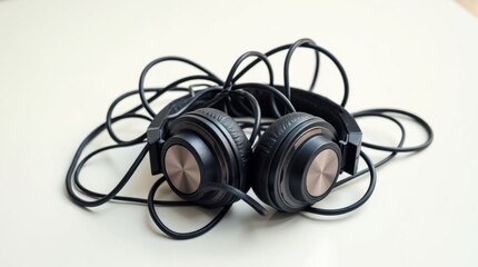 Tangled Headphones: A Symbol of Frustration and Nostalgia